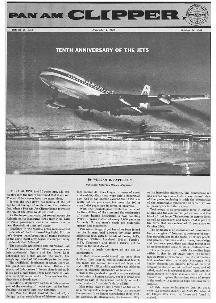 10th anniversary of jets University of Miami Special Collections