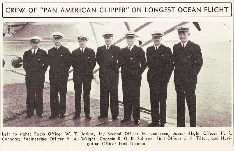 2. Crew of the Fourth Pan American Clipper Survey to Guam Oct 1935 PAAW