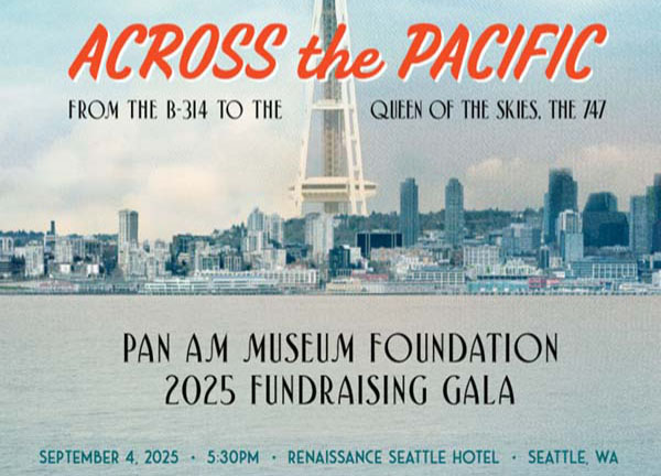 Pan Am Museum's "Across the Pacific" Gala in Seattle, September 4, 2025.