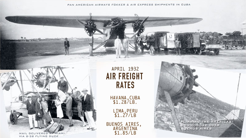 Pan Am Air Freight 90 Years Ago April 1932