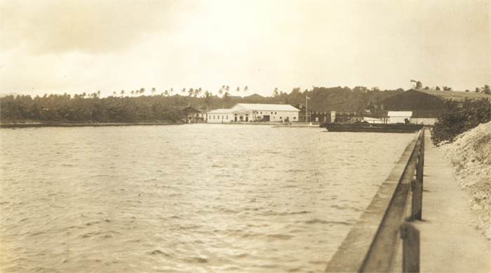 Guam Sumay Cove slip and Pan Am hotel Oct 1935 ROD SullivanPAHF collection