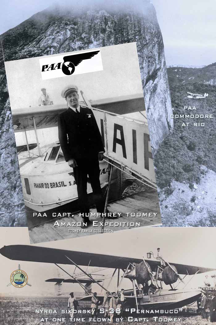 Pan Am Captain Humphrey Toomey in Brazil. Photo compliation PAHF and the Toomey Family Collection.