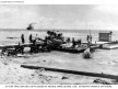 Pan Am on Wake Island Offloading Caterpillar Tractor 1935