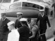 The Pan American Clipper crew arrives in Honolulu on April 17, 1935