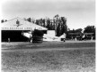 Pan American Grace Airways (Panagra) Hangar and Ford TriMotor, 1930s.