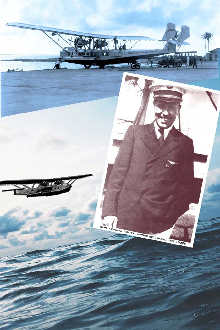 Rescued by Ed Musick in a Pan Am Commodore