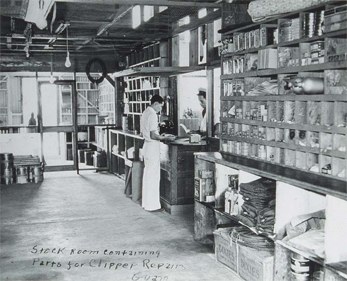 Stan Cohen Guam Stockroom 1935