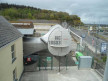 Tail of Pan Am Boeing 314 flying boat at entrance of Foynes Museum