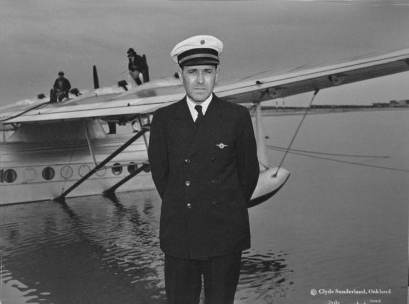 Capt Ed Musick and Pan American Clippe fromr UMiami Special Collections: a Clyde Sunderland photo